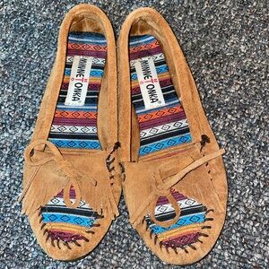 Minnetonka Arizona print Mocs